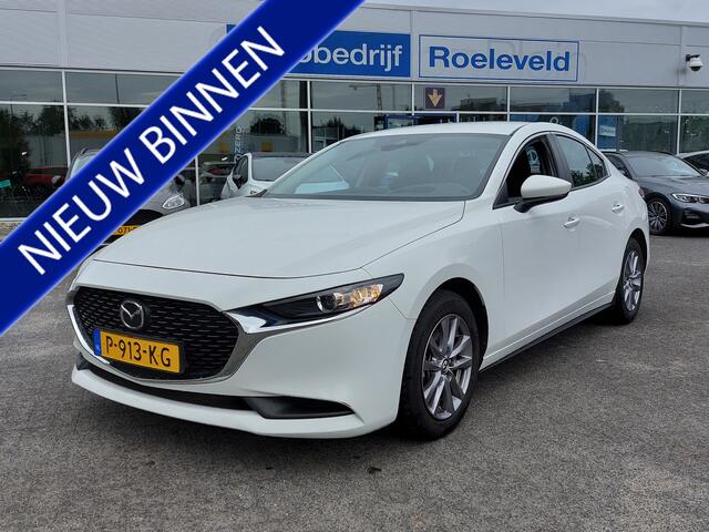 Mazda 3 2.0 e-SkyActiv-G M Hybrid 122pk | Origineel NL | Navi | Apple Carplay + Android Auto | Airco | Adap.Cruise | Led Koplampen | Pdc+Camera | Rijstrook+Licht+Regensensor | 16''lm