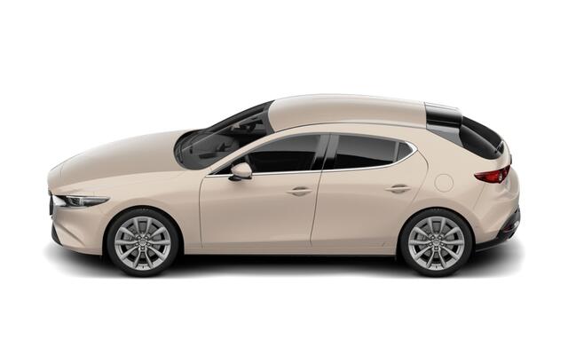 Mazda 3 Nagisa | 7-inch digitale meterset | Achteruitrijcamera | Active Driving Display (ADD), projectie in de voorruit: kleuren head-up display met belangrijkste rij-informatie