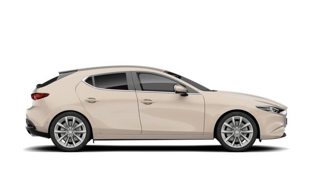 Mazda 3 Nagisa | 7-inch digitale meterset | Achteruitrijcamera | Active Driving Display (ADD), projectie in de voorruit: kleuren head-up display met belangrijkste rij-informatie