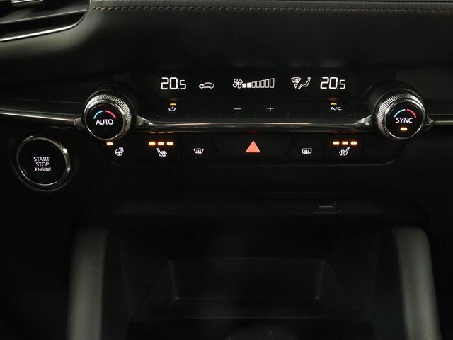 Mazda 3 2.0 SA-X Luxury | Camera | Bluetooth | Trekhaak | Automaat | Leder | Led | Stoelverwarming | Memory | Adaptive cruise | DAB | Head-up display | Bose Sound