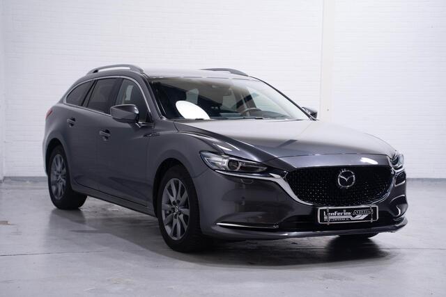 Mazda 6 Sportbreak 2.0 SkyActiv-G 165 Centre-Line HUD afneembare trekhaak stoelverwarming camera rondom PDC ECC Aplle-carplay ACC DAB led-verlichting private-glas 17"-inch lmv