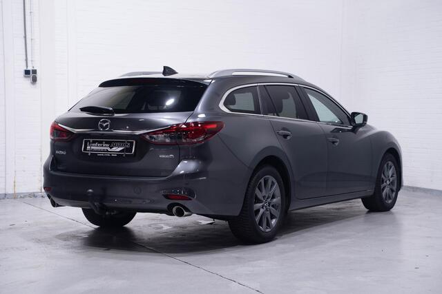 Mazda 6 Sportbreak 2.0 SkyActiv-G 165 Centre-Line HUD afneembare trekhaak stoelverwarming camera rondom PDC ECC Aplle-carplay ACC DAB led-verlichting private-glas 17"-inch lmv