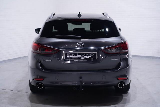 Mazda 6 Sportbreak 2.0 SkyActiv-G 165 Centre-Line HUD afneembare trekhaak stoelverwarming camera rondom PDC ECC Aplle-carplay ACC DAB led-verlichting private-glas 17"-inch lmv
