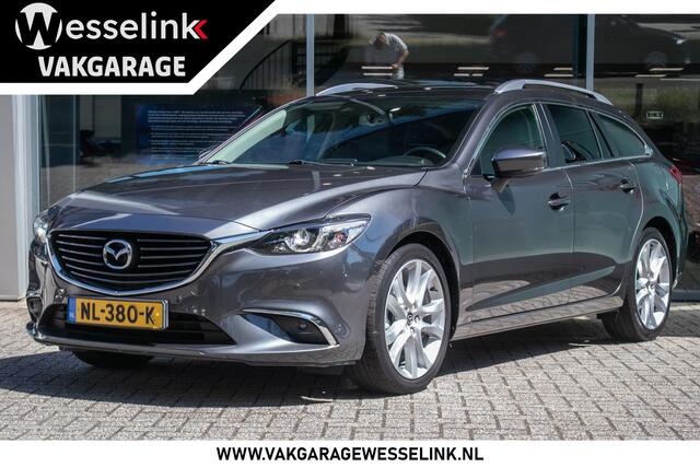 Mazda 6 Sportbreak 2.0 SkyActiv-G 165 Skylease GT Limited All-in rijklaarprijs | Navi | Leder