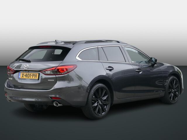 Mazda 6 Sportbreak 2.5 SkyActiv-G 194 Homura | AUTOMAAT | Rood Lederen Bekleding | Sunroof | Afneembare trekhaak| RIJKLAARPRIJS!