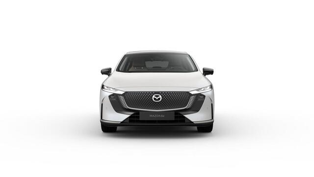 Mazda 6 6e Takumi Long Range 80 kWh / Crystal White Pearl / Zwart kunstleder