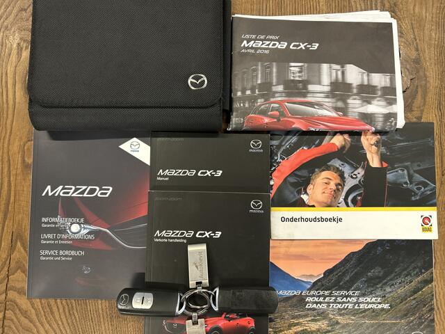 Mazda CX-3 2.0 SkyActiv-G 120 GT-M | Adaptieve cruise control | Lederen bekleding | Trekhaak | Achteruitrijcamera | Lane assist | Dodehoeksdetectie | Stoelverwarming | Climate control | Navigatie | Head up display