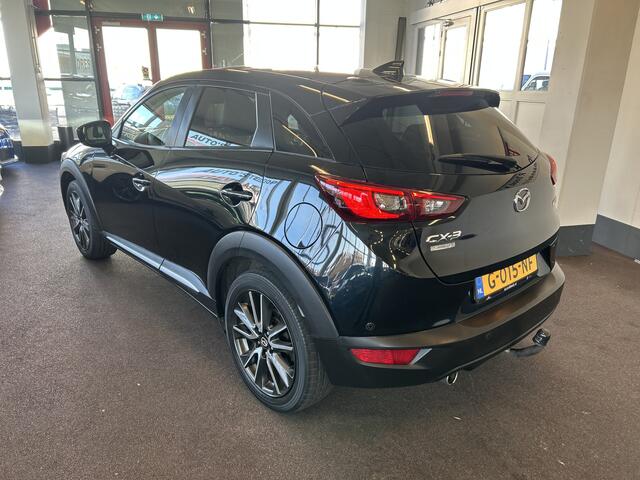 Mazda CX-3 2.0 SkyActiv-G 120 GT-M | Adaptieve cruise control | Lederen bekleding | Trekhaak | Achteruitrijcamera | Lane assist | Dodehoeksdetectie | Stoelverwarming | Climate control | Navigatie | Head up display