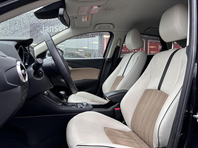 Mazda CX-3 2.0 SkyActiv-G 121 Luxury , Automaat, Wit Leder, Navi, Apple Carplay, Clima, Cruise, LMV 18 Inch, Stoelverwarming