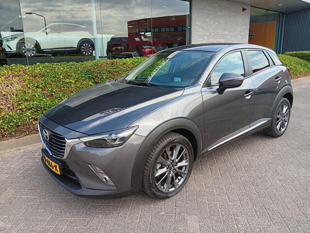 Mazda CX-3 2.0 SkyActiv-G 120 GT-Luxury AUTOMAAT, Leder, Navi, Clima, Head-up, etc. incl. 12 MND BOVAGGARANTIE