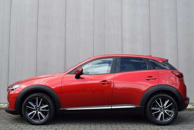 Mazda CX-3 2.0 SkyActiv-G Automaat TS+ Zwart Leder | LED | Bose | Head-Up | Afn. Trekhaak | Keyless