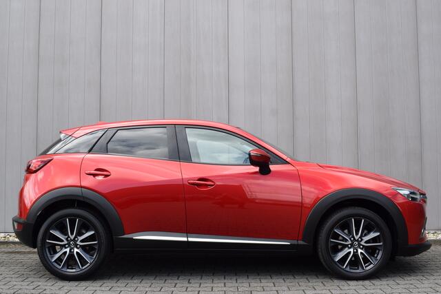Mazda CX-3 2.0 SkyActiv-G Automaat TS+ Zwart Leder | LED | Bose | Head-Up | Afn. Trekhaak | Keyless