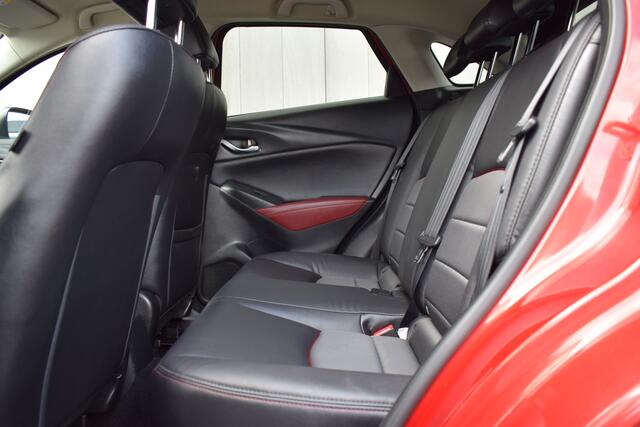 Mazda CX-3 2.0 SkyActiv-G Automaat TS+ Zwart Leder | LED | Bose | Head-Up | Afn. Trekhaak | Keyless