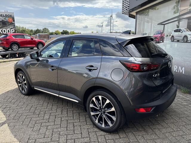 Mazda CX-3 2.0 SkyActiv-G 121 Luxury , Automaat, Half Leder, Navi, HUD, Clima, Cruise, Camera, PDC, Apple Carplay, LMV 18 Inch, Stoelverwarming