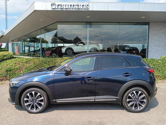 Mazda CX-3 2.0 SkyActiv-G 120 GT-M Line AUTOMAAT, Navi, Clima, Head-up, 18" etc. incl. 12 MND BOVAGGARANTIE