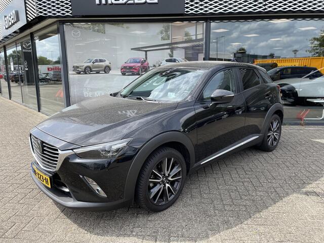 Mazda CX-3 2.0 SkyActiv-G 120 GT-M , Trekhaak, All Season, LMV 18 Inch, Adap. Cruise, Bose, HUD, LKA, Clima, PDC, Camera, Navi, Stoelverwarming, Stuurverwarming, Armsteun