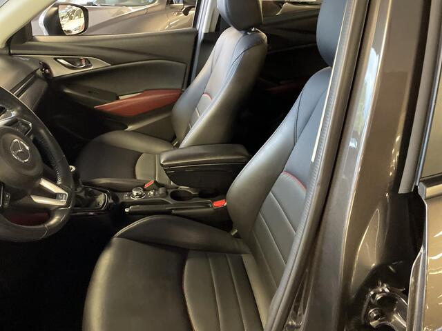 Mazda CX-3 2.0 SkyActiv-G 120 GT-M , trekhaak, LMV 18 Inch, Camera, PDC, LKA, Adap. Cruise, Apple Carplay, Stoelverwarming, Stuurverwarming, Clima, Navi, HUD, Bose, Armsteun