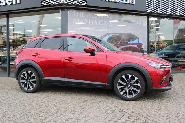 Mazda CX-3 2.0 SkyActiv-G 120 Sport Selected , Trekhaak, Navi, Clima, Cruise, Stoelverwarming, All Season, LMV 18 Inch, Bluetooth, PDC