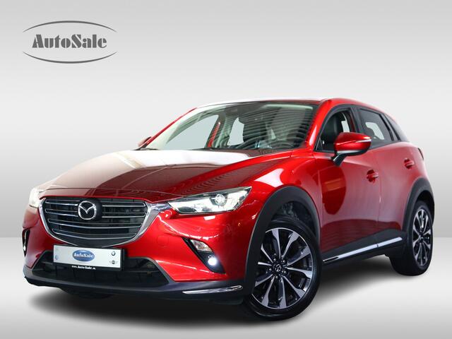 Mazda CX-3 2.0 SkyActiv-G 120 GT-M AUT HUD NAV LEDER CAM XENON STOELVW '18