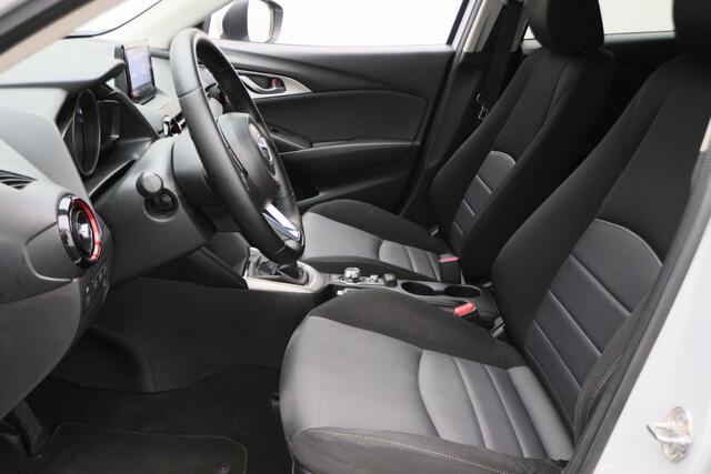 Mazda CX-3 2.0 SkyActiv-G 120 Dynamic Climate, Stoelverw., Cruise, Navigatie, Bluetooth, DAB, PDC, Trekhaak