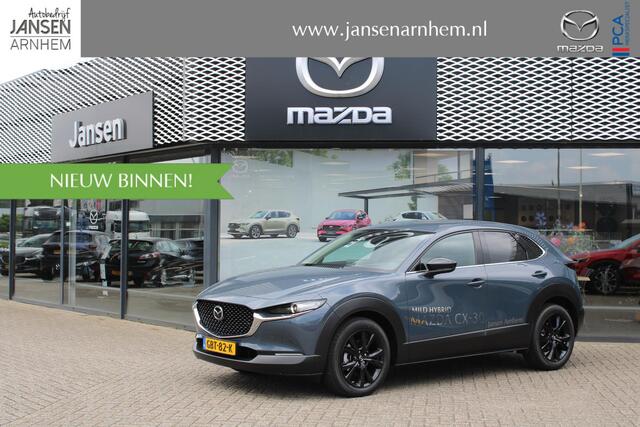 Mazda CX-30 2.0 e-SkyActiv-G150 M Hybrid Homura , Demovoordeel ¤ 4.000,-, Navi, Adap.Cruise, Clima, Apple Carplay, Camera, PDC, HUD, Stoelverwarming, LMV 18 Inch