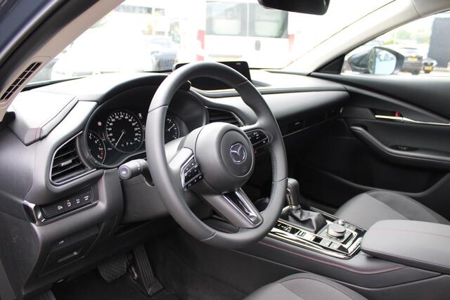 Mazda CX-30 2.0 e-SkyActiv-G150 M Hybrid Homura , Demovoordeel ¤ 4.000,-, Navi, Adap.Cruise, Clima, Apple Carplay, Camera, PDC, HUD, Stoelverwarming, LMV 18 Inch