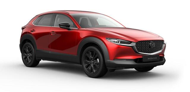 Mazda CX-30 2.0 e-SkyActiv-X M Hybrid Homura 186PK Automaat: ¤ 3.100,- VOORRAADKORTING