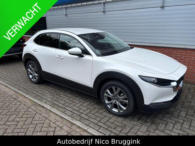 Mazda CX-30 e-SkyActiv-G 150 automaat Exclusive-line met Black Comfort Pack/Driver Assistance & Sound Pack en Design Pack *Dealeronderhouden* *BTW* *Verwacht*