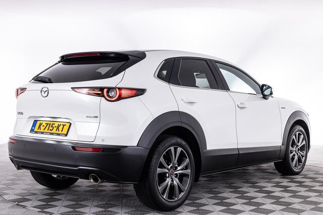 Mazda CX-30 2.0 e-SkyActiv-X M Hybrid100th Anniversary Ed. | TREKHAAK | APPLE CARPLAY | HEAD-UP | STUURVERW. | ELEK. ACHTERKLEP | 360 CAMERA | ADAPTIEF-CRUISE CONTROL | BOSE AUDIO |