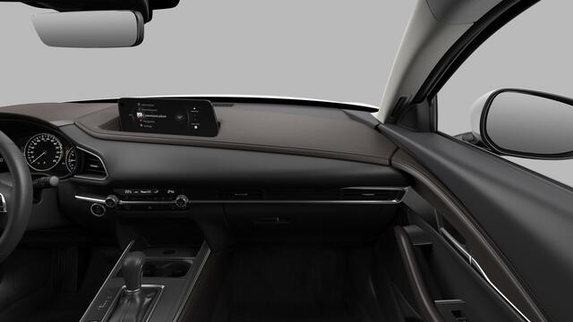 Mazda CX-30 Exclusive-Line - Black Comfort Pack & Driver Assistance & Sound Pack & Design Pack & Sunroof Pack | 18-inch lichtmetalen velgen, Silver | 360° View Monitor | 7-inch digitale meterset