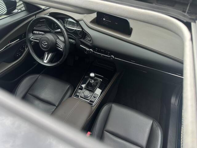 Mazda CX-30 2.0 e-SkyActiv-X M Hybrid Luxury / Afneembare Trekhaak / Open dak / Elek. verstelbare bestuurdersstoel / Stoel + stuurverwarming / Head-up display / Leder / Carplay, Android Auto / Bose audio / Volledig dealer onderhouden /