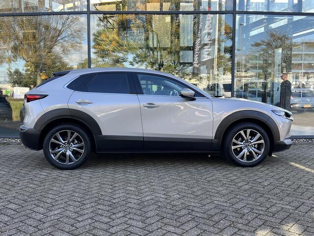 Mazda CX-30 2.0 e-SkyActiv-X M Hybrid Luxury AUTOMAAT | TREKHAAK | DODEHOEKDETECTIE | STOEL- EN STUURVERWARMING | ELEKTR.BESTUURDERSSTOEL | BOSE | ACHTERUITRIJCAMERA | PARKEERSENSOREN V+A |