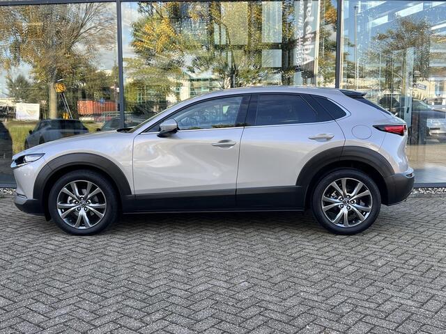 Mazda CX-30 2.0 e-SkyActiv-X M Hybrid Luxury AUTOMAAT | TREKHAAK | DODEHOEKDETECTIE | STOEL- EN STUURVERWARMING | ELEKTR.BESTUURDERSSTOEL | BOSE | ACHTERUITRIJCAMERA | PARKEERSENSOREN V+A |