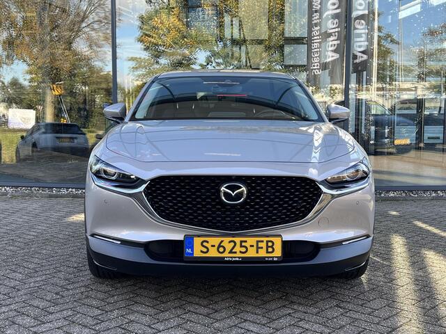 Mazda CX-30 2.0 e-SkyActiv-X M Hybrid Luxury AUTOMAAT | TREKHAAK | DODEHOEKDETECTIE | STOEL- EN STUURVERWARMING | ELEKTR.BESTUURDERSSTOEL | BOSE | ACHTERUITRIJCAMERA | PARKEERSENSOREN V+A |