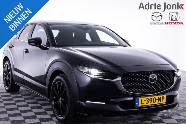 Mazda CX-30 2.0 e-SkyActiv-X M Hybrid Comfort AUTOMAAT | TREKHAAK | 18"VELGEN BLACK GLOSS | APPLE CARPLAY | A.CAMERA | HEAD UP DISPLAY | NAVIGATIE | NED. AUTO | DEALER ONDERHOUDEN |