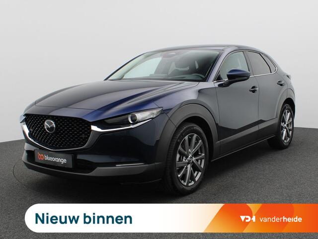 Mazda CX-30 2.0 e-SkyActiv-X M Hybrid Homura 186PK Aut. Head-up display, Trekhaak, Dodehoek detectie, Keyless, Elektr. Achterklep, Stoelverwarming, Trekhaak, 18" LM Velgen, Adaptieve Cruise Control, Camera