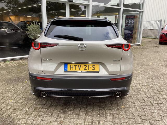 Mazda CX-30 2.0 e-SkyActiv-X M Hybrid Homura 186 PK motor / Aeropakket / Roofrails / Dorpelbeschermers/ Sportpakket/ Navigatie/ Apple Carplay/ Android Auto/ Automaat