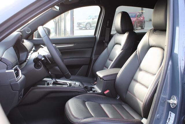 Mazda CX-5 2.0 e-SkyActiv-G M Hybrid 165 Homura , Demovoordeel ¤ 6.390-, Navi, Adap.Cruise, Clima, Leder, Apple Carplay, 360 Camera, PDC, HUD, Stoelverwarming/ventilatie, 19" LMV, Elek.Achterklep