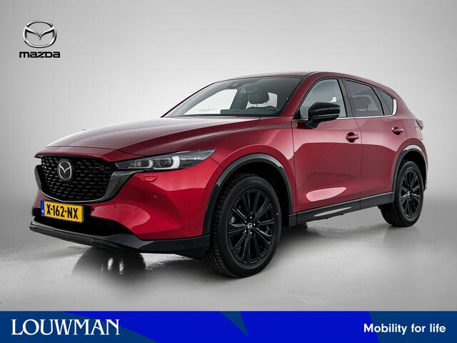 Mazda CX-5 2.0 e-SkyActiv-G M Hybrid 165 Homura Automaat | Zwarte Velgen | Lederen bekleding