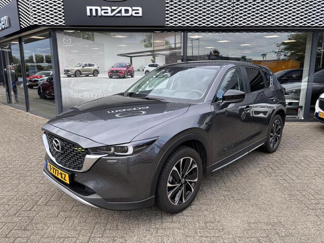 Mazda CX-5 2.0 e-SkyActiv-G M Hybrid 165 Newground , Trekhaak, Half Leder, 360 Camera, Navi, Apple, Cruise, Clima, HUD, PDC, LMV 19 Inch, Stuur/Stoelverwarming