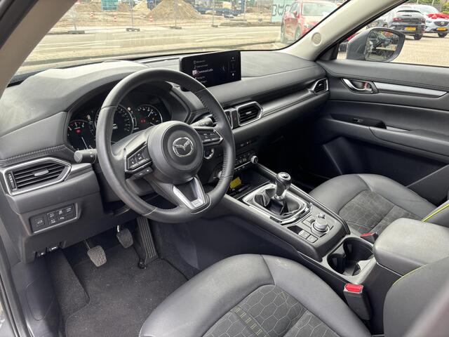 Mazda CX-5 2.0 e-SkyActiv-G M Hybrid 165 Newground , Trekhaak, Half Leder, 360 Camera, Navi, Apple, Cruise, Clima, HUD, PDC, LMV 19 Inch, Stuur/Stoelverwarming