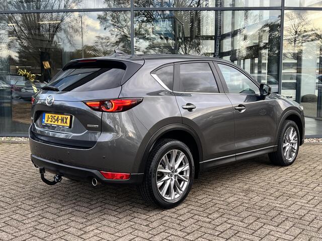 Mazda CX-5 2.0 SkyActiv-G 165 Style Selected AUTOMAAT | TREKHAAK | BOSE | ELEKTR. STOELEN | DODEHOEKDETECTIE | STOEL- EN STUURVERWARMING | LEDER | 360° CAMERA | PARKEERSENSOREN V+A | CARPLAY |