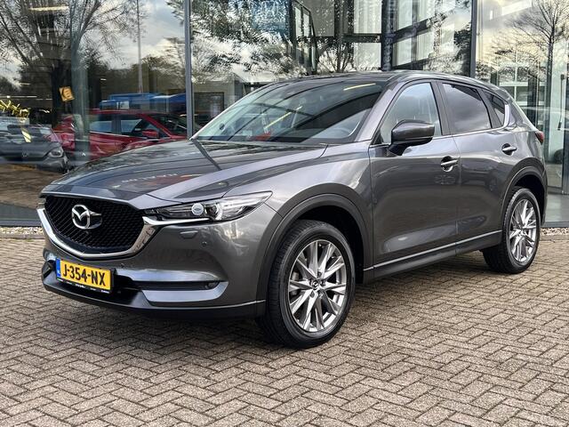 Mazda CX-5 2.0 SkyActiv-G 165 Style Selected AUTOMAAT | TREKHAAK | BOSE | ELEKTR. STOELEN | DODEHOEKDETECTIE | STOEL- EN STUURVERWARMING | LEDER | 360° CAMERA | PARKEERSENSOREN V+A | CARPLAY |