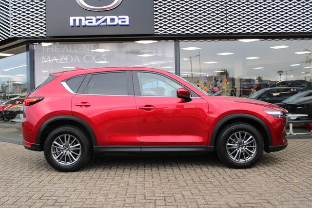 Mazda CX-5 2.0 SkyActiv-G 165 TS+ Automaat, Trekhaak, Navi, Camera, Clima, Cruise, HUD, All Season, LMV 17 Inch, Stoel/Stuurverwarming, LKA, PDC, Bluetooth