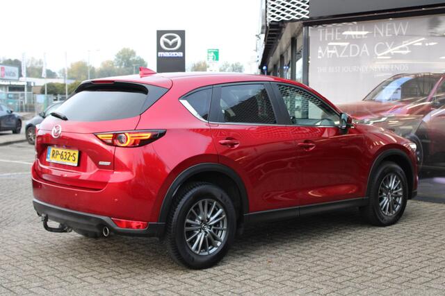 Mazda CX-5 2.0 SkyActiv-G 165 TS+ Automaat, Trekhaak, Navi, Camera, Clima, Cruise, HUD, All Season, LMV 17 Inch, Stoel/Stuurverwarming, LKA, PDC, Bluetooth