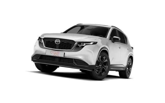 Mazda CX-5 Homura - Zwart lederen interieur | 19-inch lichtmetalen velgen, Black | Alarmsysteem | Automatisch dimmende binnenspiegel met randloos design