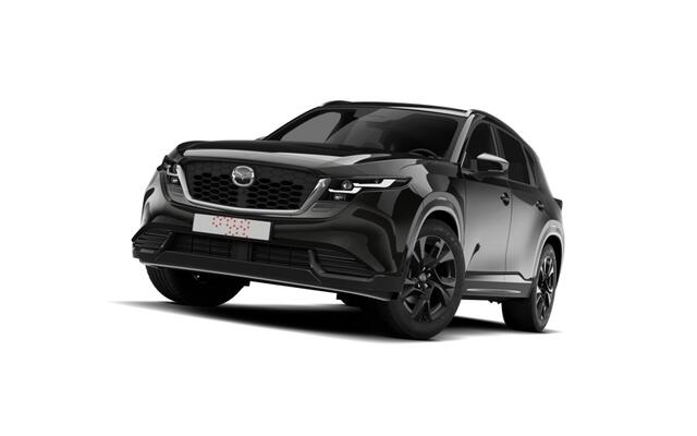 Mazda CX-5 Homura - Tan lederen interieur | 19-inch lichtmetalen velgen, Black | Alarmsysteem | Automatisch dimmende binnenspiegel met randloos design