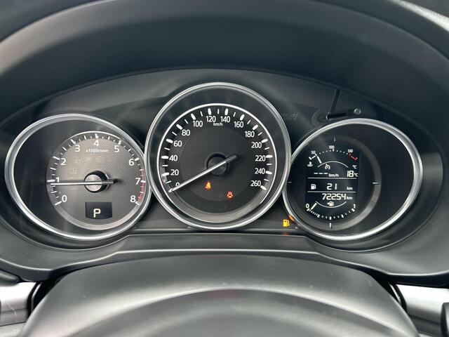 Mazda CX-5 2.0 SkyActiv-G 165 Skylease GT | Parkeersensoren voor en achter | Apple-Carplay| Stoelverwarming | Automaat | Achteruitrijcamera | Navigatie |Trekhaak|Lederen bekleding|