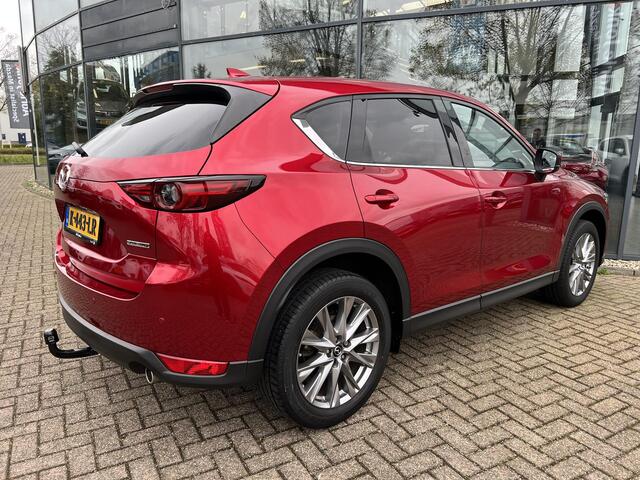 Mazda CX-5 2.0 SkyActiv-G 165 Luxury TREKHAAK | 360 CAMERA | LEDER | HEAD-UP | STOEL VERWARMING | STOEL VENTILATIE | NED. AUTO | DEALER ONDERHOUDEN | LAGE KM STAND 53.273