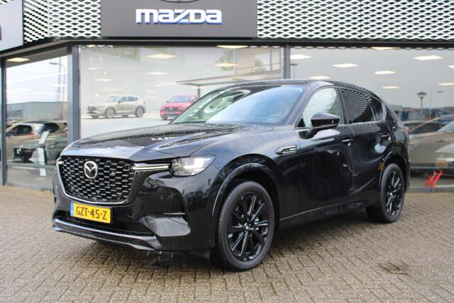 Mazda CX-60 2.5 e-SkyActiv 327 PHEV Homura Demovoordeel ¤ 6.440,-, CS Pack, DA Pack, Alarm, Leder, 360 Camera, Bose, Adap Cruise, LMV 20 Inch